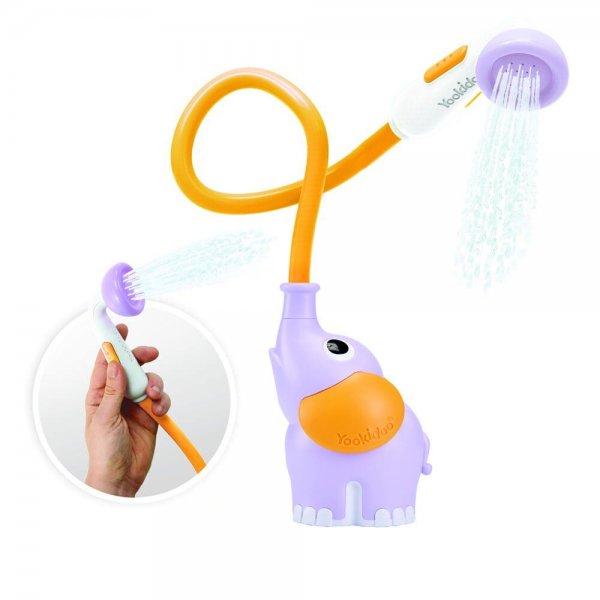 Іграшка-душ для ванної Yookidoo Слонік бузковий