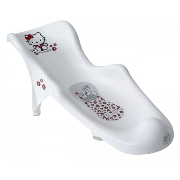 Maltex Сидіння для ванни "Hello kitty" з нековзним килимком - білий
