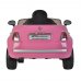 Дитячий електромобіль Fiat Рожевий