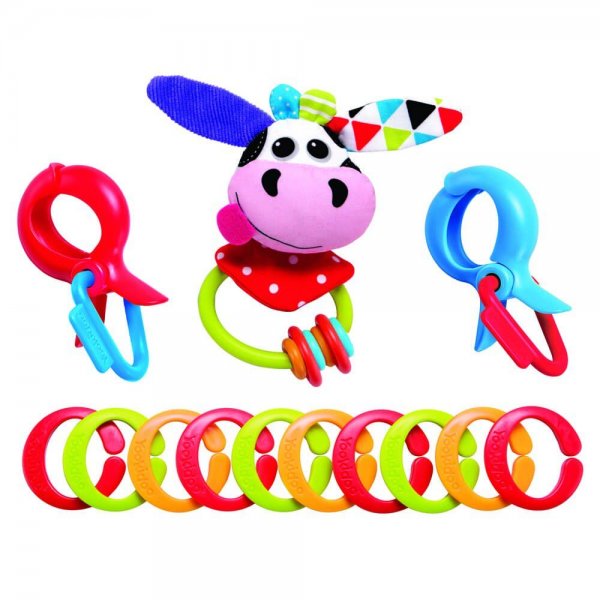 Іграшка-підвіска на ланцюжку Yookidoo Корівка
