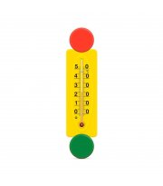 Термометр комнатный на пластиковом основании Стеклоприбор Светофор П-16 (300196)