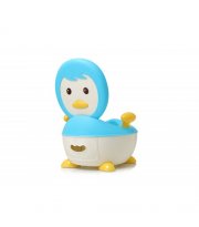 Детский горшок Пингвин, голубой Babyhood BH-113