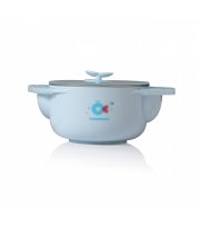Набор детской посуды Babyhood 3 в 1 для кормления голубой (BH-405B) (6923149602963)
