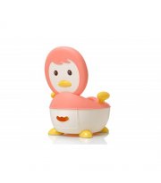 Детский горшок Пингвин, розовый Babyhood BH-113