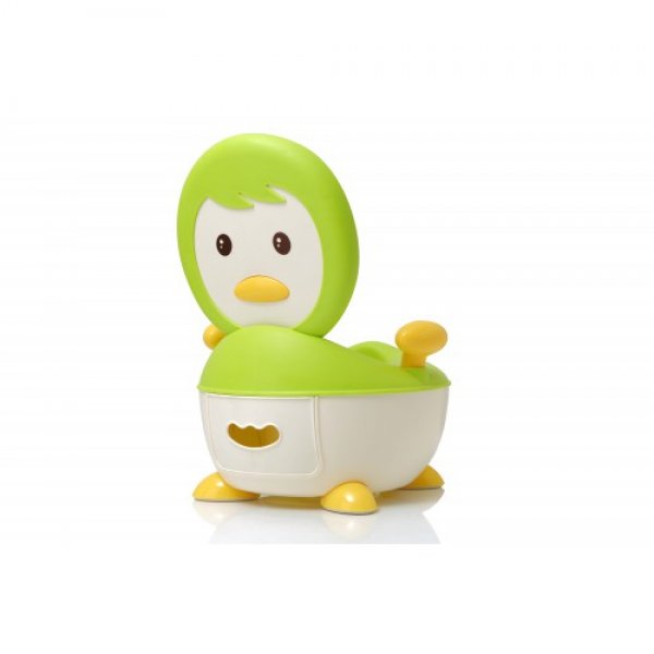 Дитячий горщик Пінгвін, зелений Babyhood BH-113