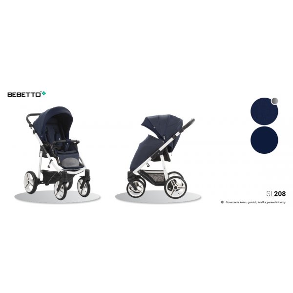 Прогулочная коляска Bebetto NICO (208) темно-синий