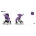 Прогулочная коляска Bebetto RAINBOW (351) фиолетовый