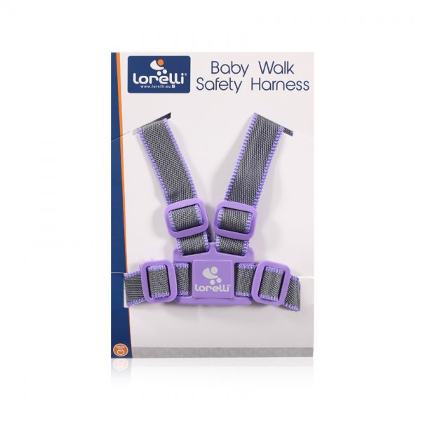 Дитячі віжки Lorelli Baby Walk Safety Harness Сіро-фіолетовий