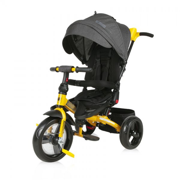 Триколісний велосипед Lorelli Jaguar Чорний з жовтим