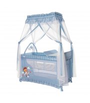 Ліжко - манеж із балдахіном Lorelli Magic Sleep Синій