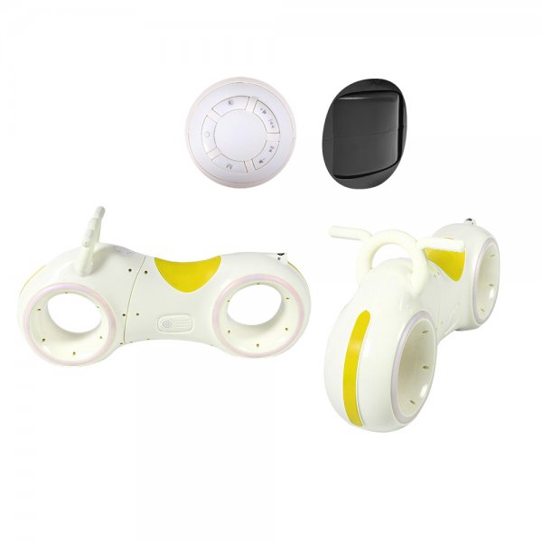 Біговел GS-0020 White/Yellow Bluetooth LED-підсвічування кор./1/