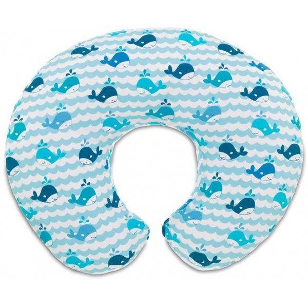 Подушка для кормления Chicco Boppy Blue Whales