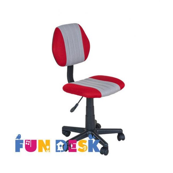 Дитяче крісло FunDesk LST4 Red-Grey