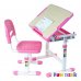 Комплект парта и стул-трансформеры FunDesk Piccolino Pink