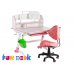 Детская растущая парта для дома FunDesk Volare II Pink + Детское кресло SST5 Pink