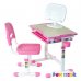 Комплект парта та стілець-трансформери FunDesk Piccolino Pink