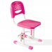 Комплект-трансформер Fundesk парта Colore Grey + детский стул FunDesk SST3L Pink