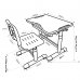 Комплект парта та стілець-трансформери FunDesk Sole Blue