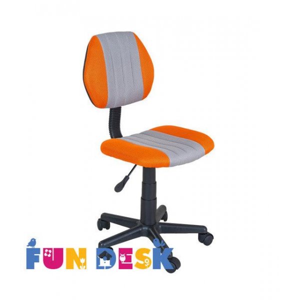 Дитяче крісло FunDesk LST4 Orange-Grey
