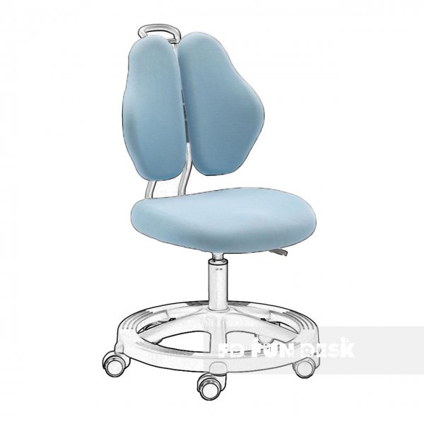 Чохол для крісла Fundesk Pratico II Blue