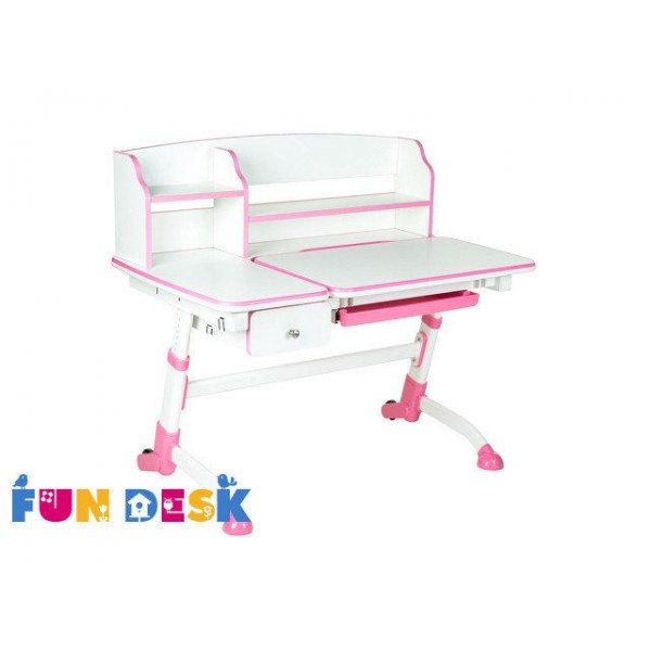 Дитячий стіл-трансформер FunDesk Amare II with drawer Blue