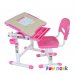 Комплект парта та стілець-трансформери FunDesk Bambino Pink