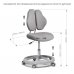 Комплект для школьника парта FunDesk Sentire Grey + подростковое кресло для дома Pratico II Grey