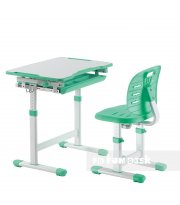 Комплект парта + стул трансформеры Piccolino III Green FunDesk