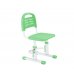 Ергономічний комплект Cubby парта та стілець-трансформери Botero Green