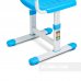 Комплект парта Cubby Fressia Grey + дитячий стілець FunDesk SST3 Blue