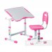 Комплект парта та стілець-трансформери FunDesk Sole II Pink