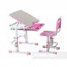 Комплект парта + стілець трансформери Vivo Pink FUNDESK