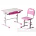 Комплект парта + стул трансформеры Vivo Pink FUNDESK