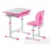 Комплект парта + стул трансформеры Piccolino III Pink FunDesk