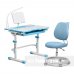 Комплект парта Cubby Fressia Blue+ергономічне крісло FunDesk Pratico Blue