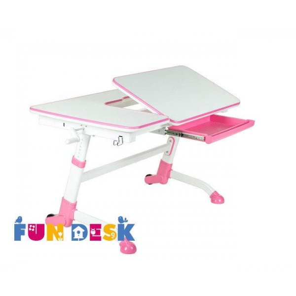 Стол парта-трансформер для девочки FunDesk Amare Pink