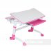 Регульована парта FunDesk Volare Pink + Дитяче крісло ортопедичне Primavera II Pink