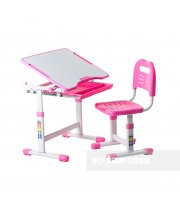 Комплект парта и стул-трансформеры FunDesk Sole Pink