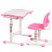 Комплект парта + стілець трансформери Omino Pink FunDesk