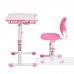 Комплект парта + стілець трансформери Omino Pink FunDesk