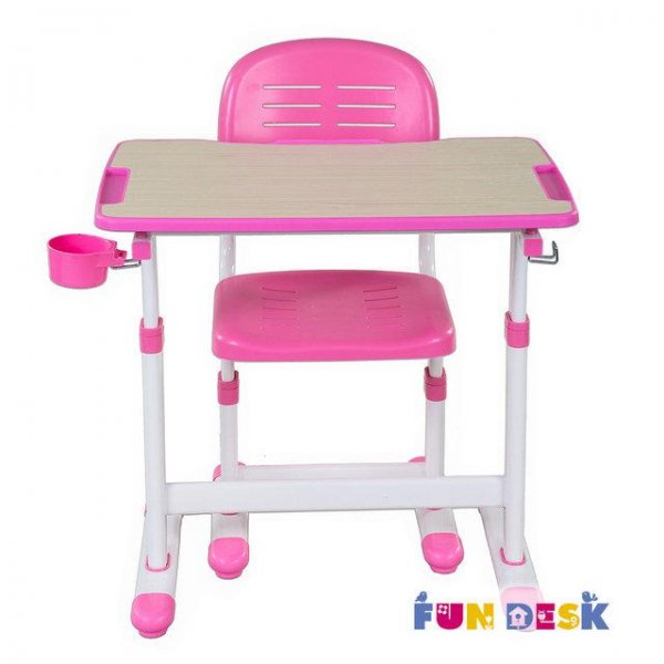 Комплект парта и стул-трансформеры FunDesk Piccolino II Pink