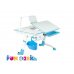 Дитячий стіл-трансформер FunDesk Amare with drawer Blue