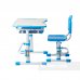 Комплект парта + стул трансформеры Vivo Blue FUNDESK