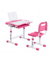 Эргономический комплект Cubby парта и стул-трансформеры Vanda Pink