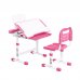 Эргономический комплект Cubby парта и стул-трансформеры Vanda Pink
