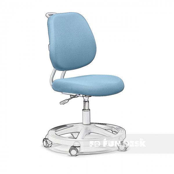 Чохол для крісла FunDesk Pratico Blue