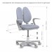 Комплект парта для школярів Cubby Iris Grey + ергономічне крісло Fundesk Mente Grey з підлокітниками
