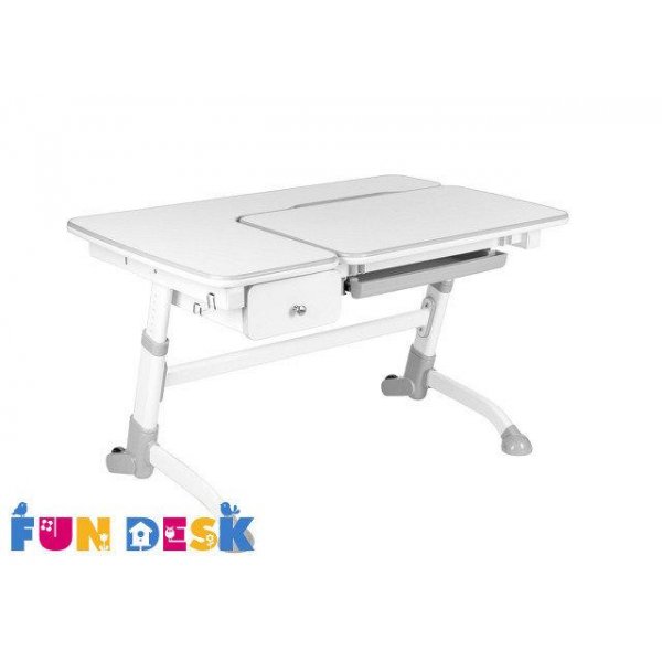 Дитячий стіл-трансформер FunDesk Amare with drawer Grey