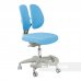 Комплект підліткова парта для школи Ballare Blue + ортопедичне крісло Primo Blue FunDesk