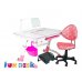 Дитячий стіл-трансформер FunDesk Amare with drawer Pink